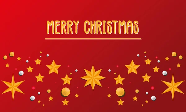 Merry christmas banner — Stock Vector