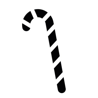 İzole edilmiş Noel şekeri ikonu