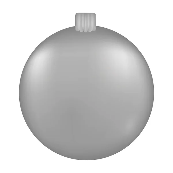 Μεμονωμένη χριστουγεννιάτικη μπάλα — Διανυσματικό Αρχείο