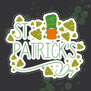 Aziz Patrick Günü kartı.