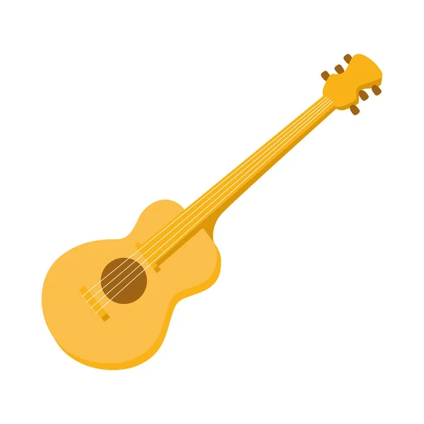 Icono de guitarra aislada — Archivo Imágenes Vectoriales