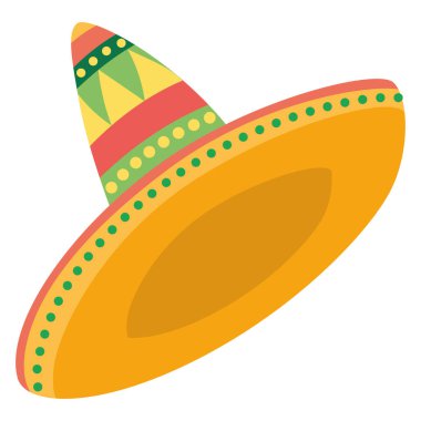 Geleneksel Meksika şapkası.