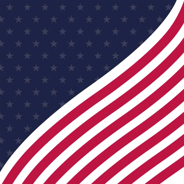 Antecedentes de la bandera de Estados Unidos — Vector de stock