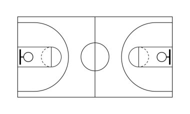 İzole basketbol sahası