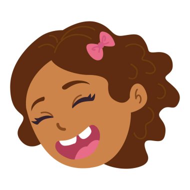 Gülümseyen mutlu kız avatarı