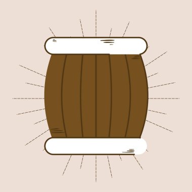 Özel efektli izole bira bardağı simgesi