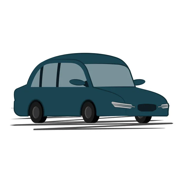 Icono de coche aislado transporte de automóviles — Archivo Imágenes Vectoriales