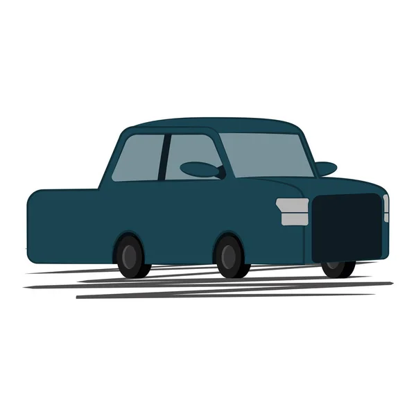 Icono de coche aislado transporte de automóviles — Vector de stock