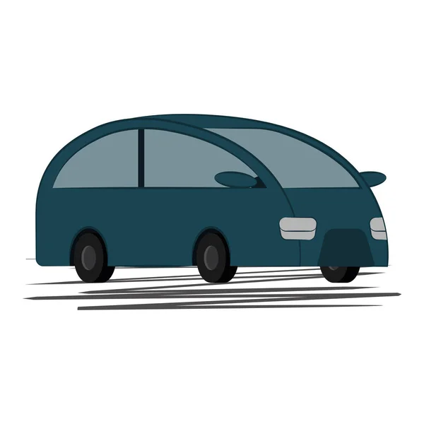 Isolated car icon automobile transport — Stock Vector