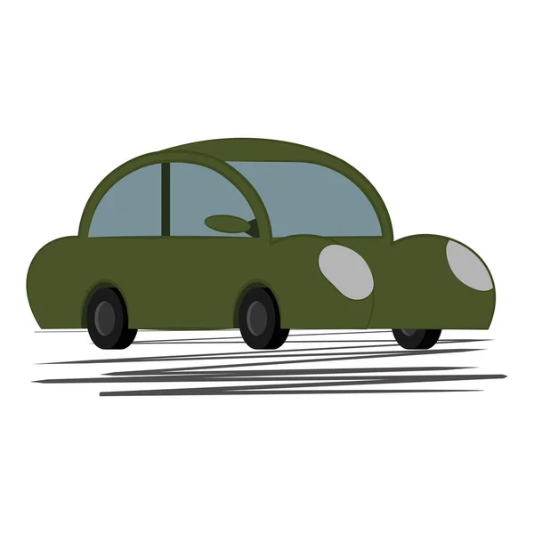 İzole araba simgesi otomobil taşımacılığı — Stok Vektör
