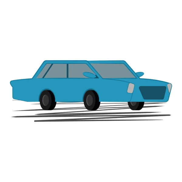 Geïsoleerde auto pictogram auto-vervoer — Stockvector
