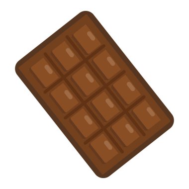 İzole edilmiş çikolata çubuğu ikonu