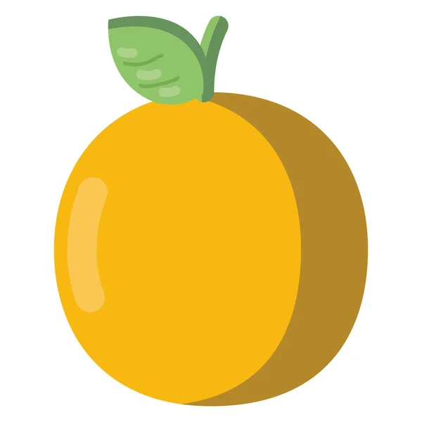 Icono de color naranja plano aislado — Vector de stock