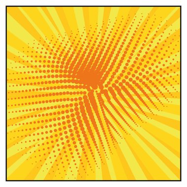 Yarım ton efektli renkli çizgi roman arkaplanı