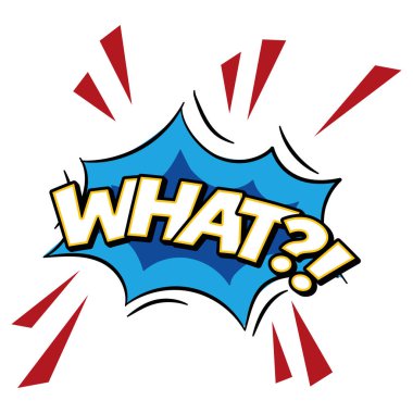 Yarım tonluk efektli izole edilmiş mavi çizgi roman ifadesi