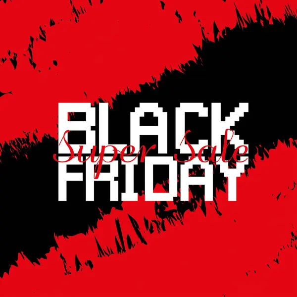 Black friday background Super sale — Stock Vector