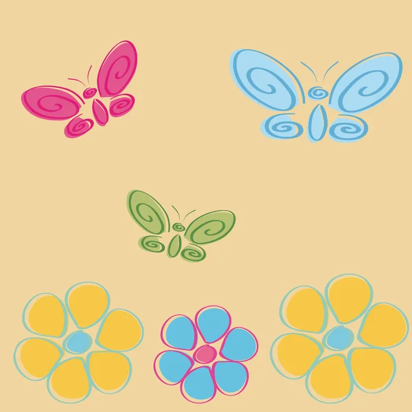 Papillons — Image vectorielle