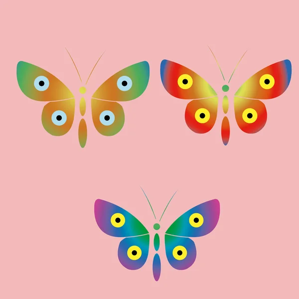 Butterflies — Stock Vector