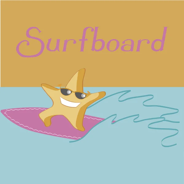 Surfplank — Stockvector