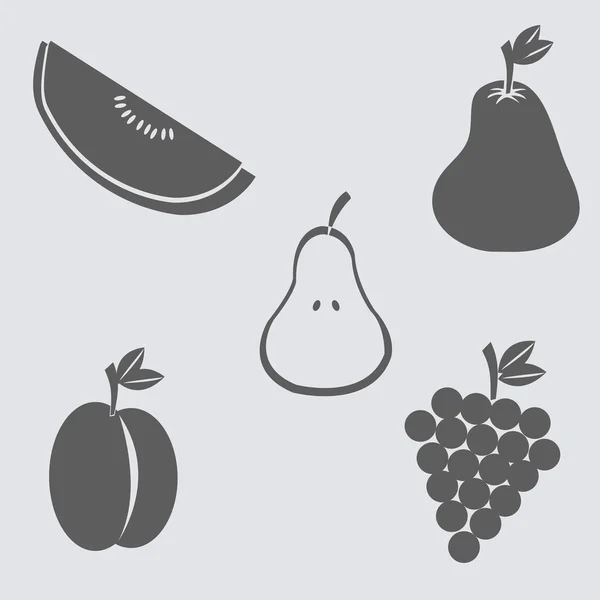 Frutas — Vector de stock