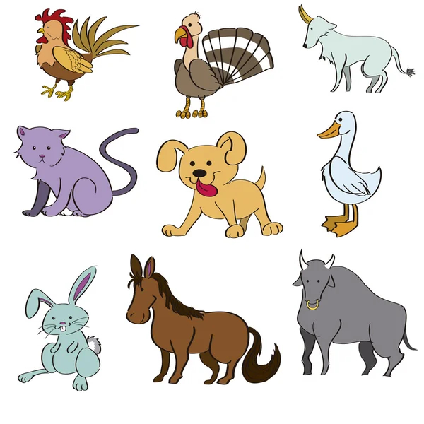 Animals — Stock Vector