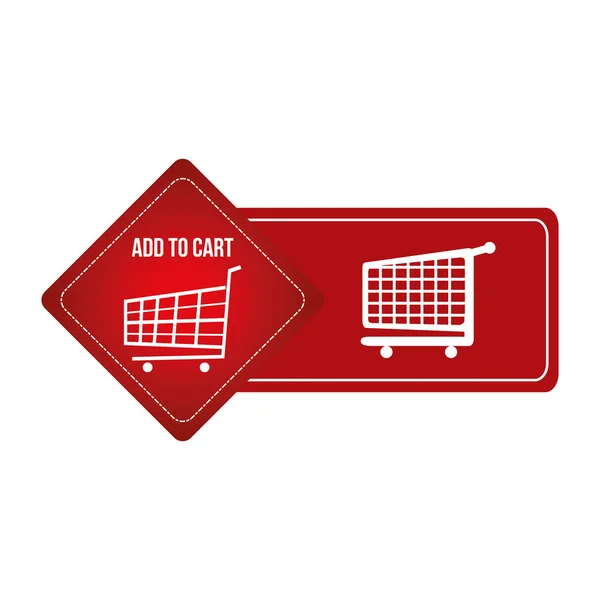 Add to cart — Stock Vector