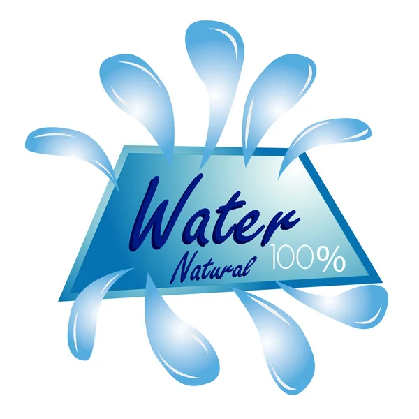 Água mineral — Vetor de Stock