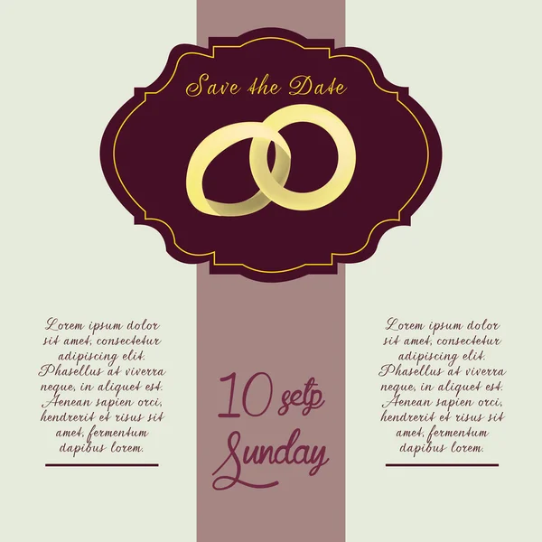 Mariage — Image vectorielle