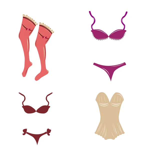 Lingerie — Image vectorielle