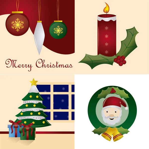 Merry christmas — Stock Vector