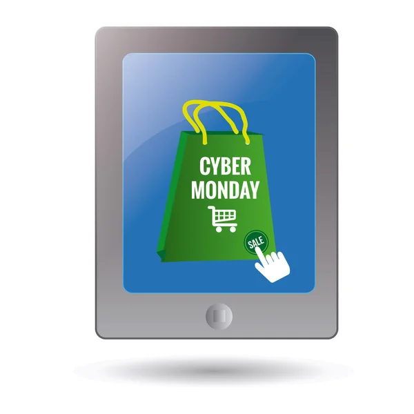 Cyber lunedì — Vettoriale Stock
