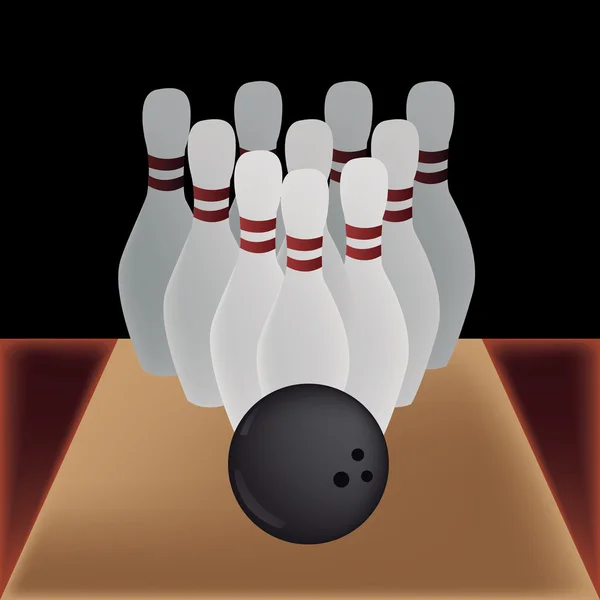 Bowling — Stock Vector