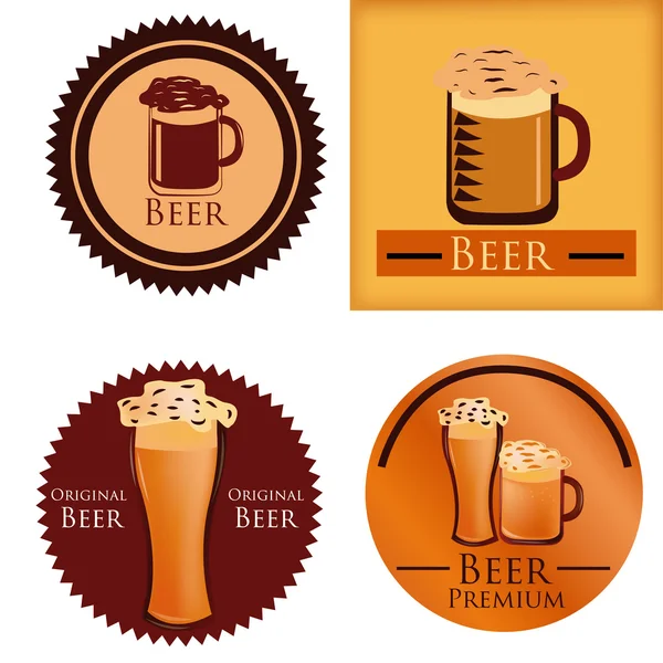 Cerveza — Vector de stock