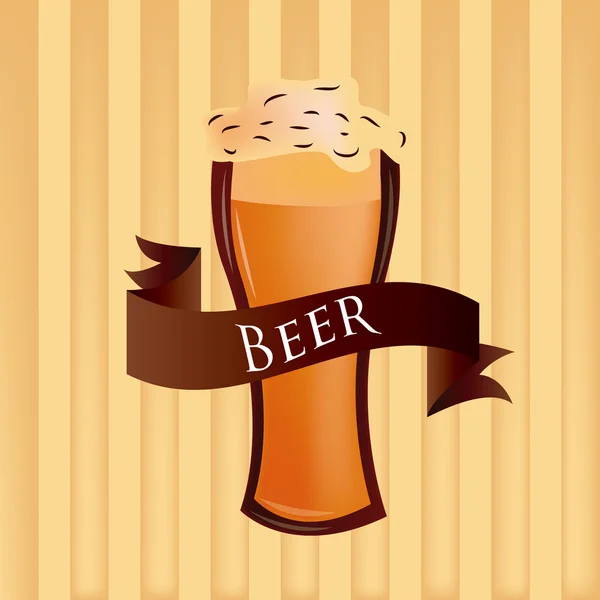 Cerveza — Vector de stock