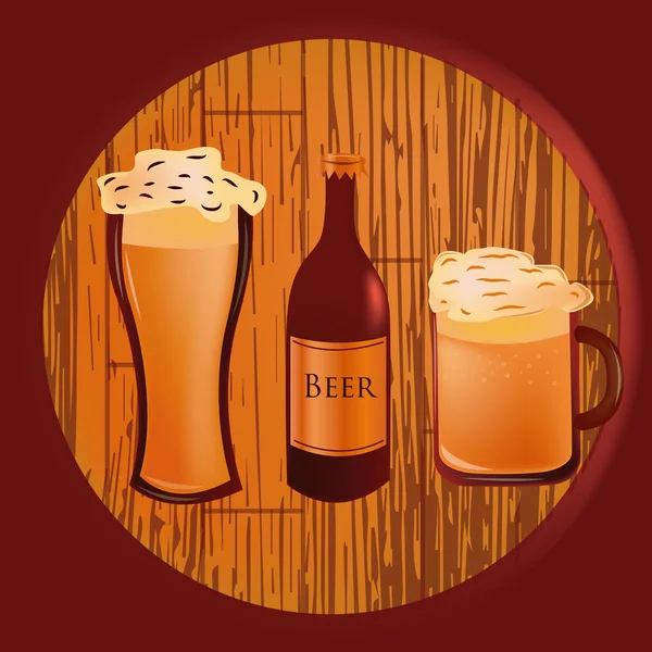 Bière — Image vectorielle