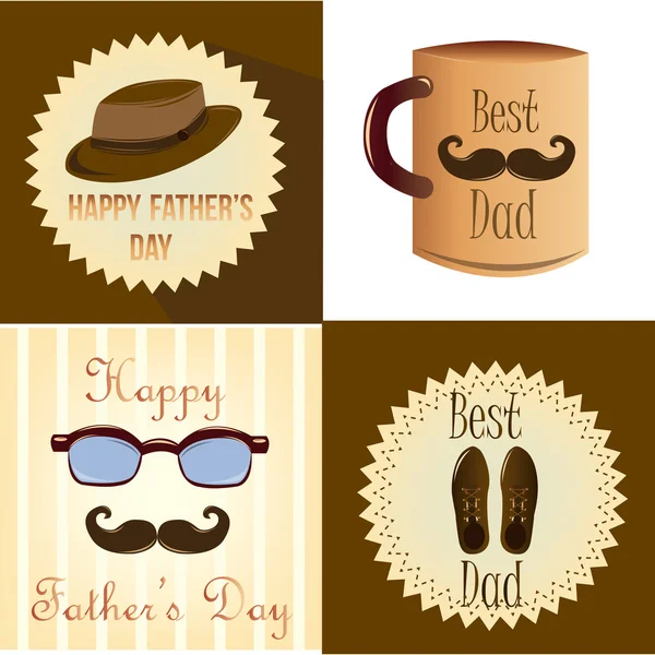 Happy father's day — Stock Vector