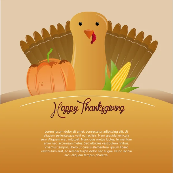 Thanksgiving — Stock Vector