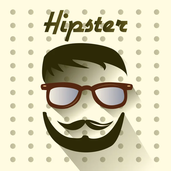 Hipster — Stockvector