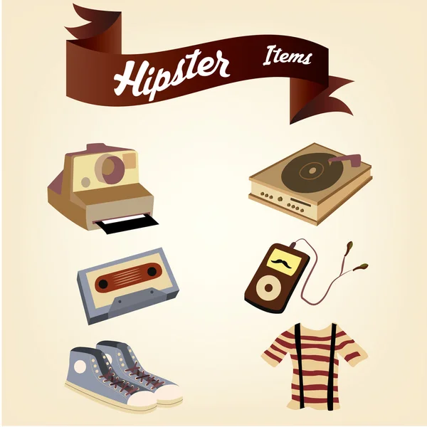 Hipster — Stockvector