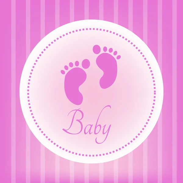 Babyhintergrund — Stockvektor