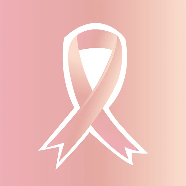 Breast cancer — Stock Vector