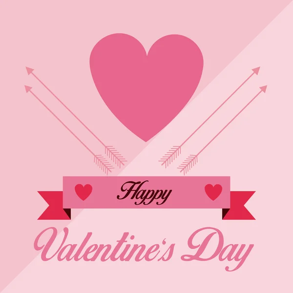 Happy valentine's day — Stock Vector