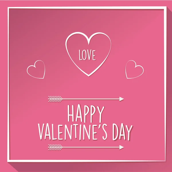 Happy valentine's day — Stock Vector