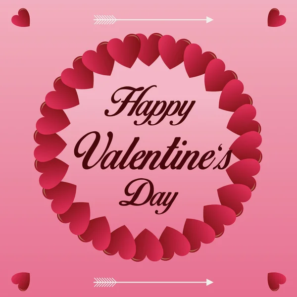 Happy valentine's day — Stock Vector