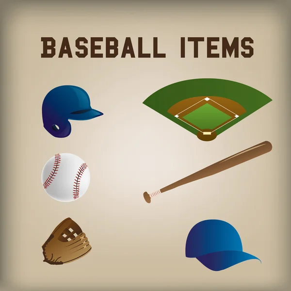 Baseballové — Stockový vektor
