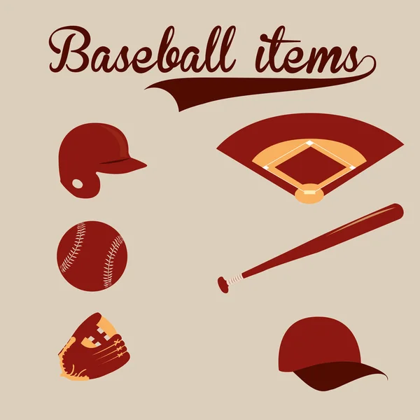 Béisbol — Archivo Imágenes Vectoriales