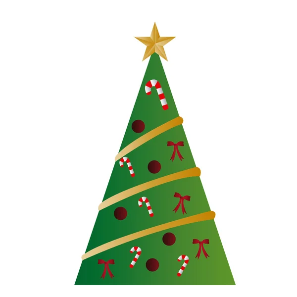 Kerstboom — Stockvector