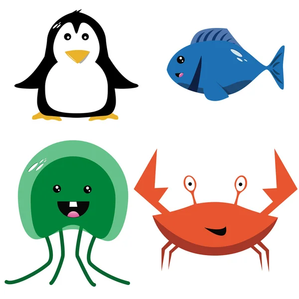 Sea life — Stock Vector