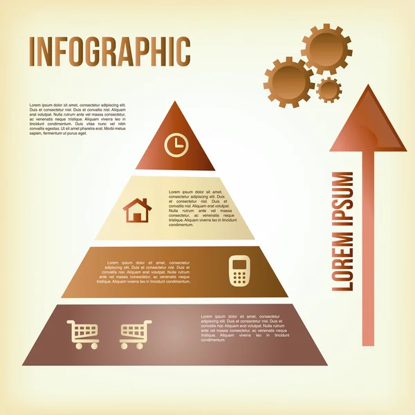 Infographie d'entreprise — Image vectorielle