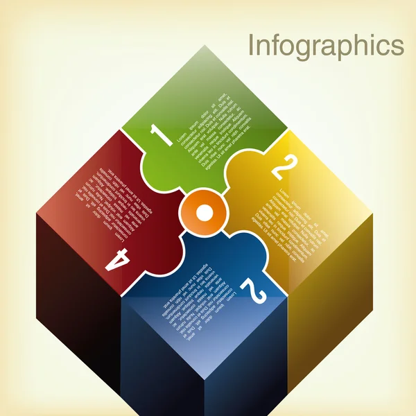 Infographie d'entreprise — Image vectorielle